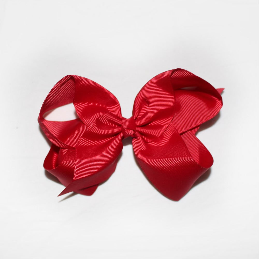 Green & Red Christmas bow - CHILD