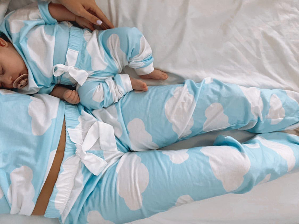 Blue cloud pyjamas - ADULT